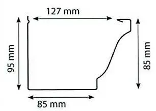 Gouttière aluminium Corniche GF300