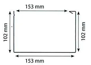 Chéneau aluminium GFC380
