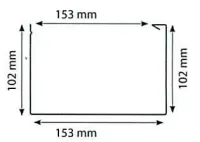 Chéneau aluminium GFC380