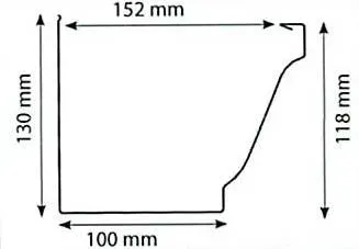 Gouttière Corniche GF380 – performance et grande capacité