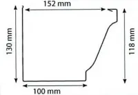 Gouttière Corniche GF380