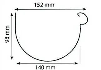 Gouttière demi-ronde GFR300 – la solution classique et universelle